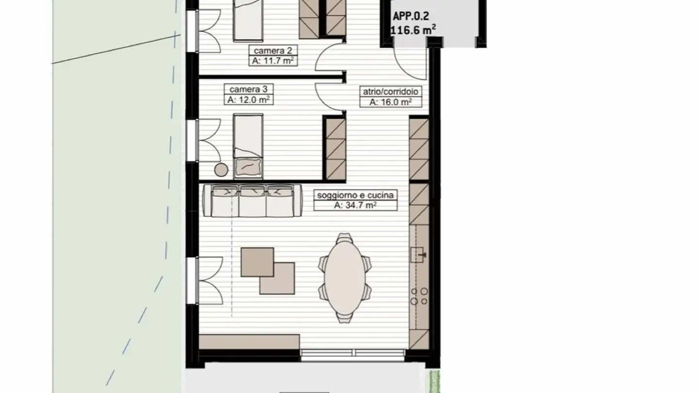 Apartment for rent - 6934 Bioggio - Photo 4