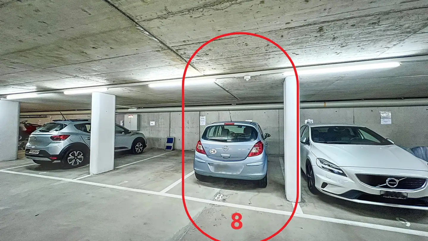 Underground parking space for rent - Chemin Du Cardinal Journet 6, 1752 Villars-sur-Glâne - Photo 2