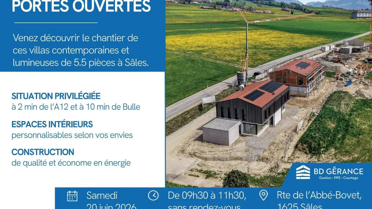 Maison individuelle à vendre - 1625 Sâles (Gruyère)