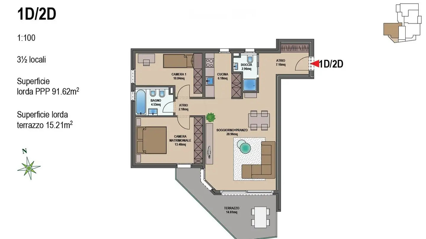 Appartamento in vendita - Via Girella, 6814 Lamone - Photo 4