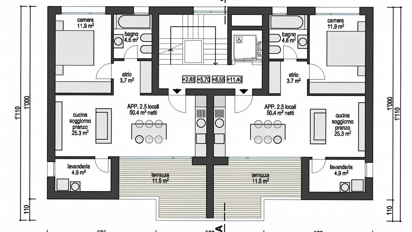 Stepped apartment for sale - Via Vallone, 6500 Bellinzona - Photo 4