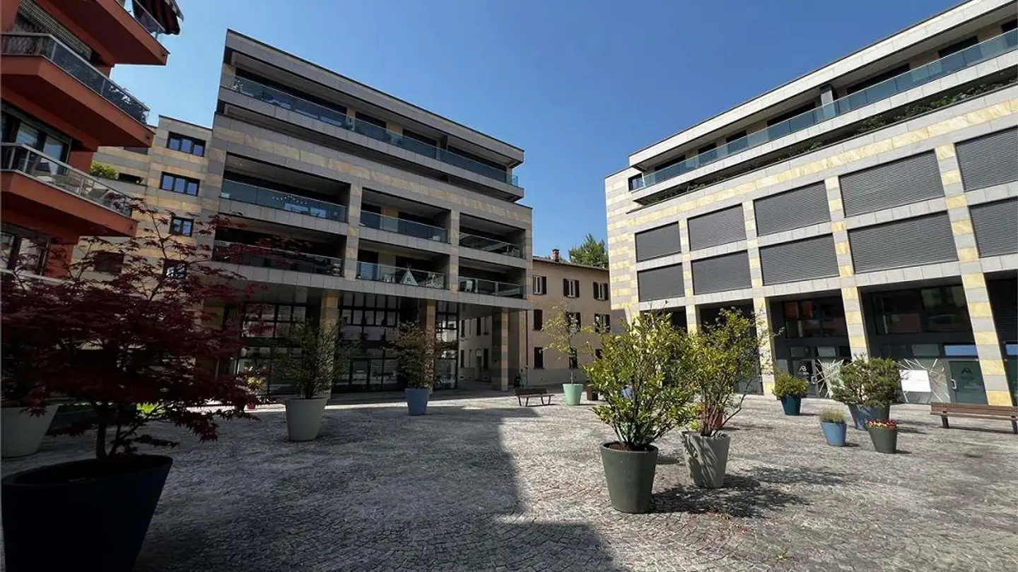 Möblierte Wohnung mieten - Piazza Santa Lucia, 6900 Massagno