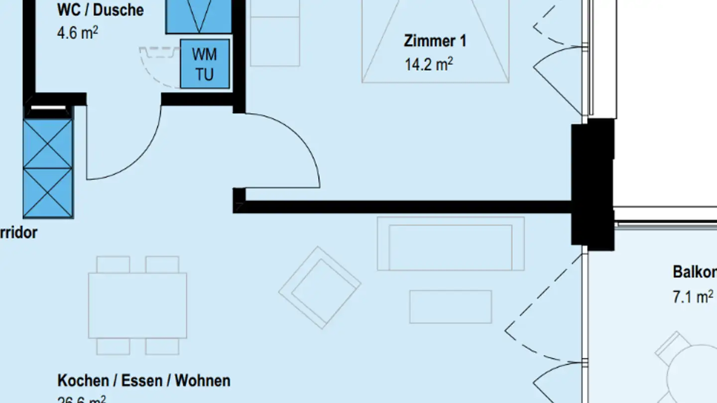 Wohnung mieten - Seestrasse 289a, 8804 Au ZH - Foto 3