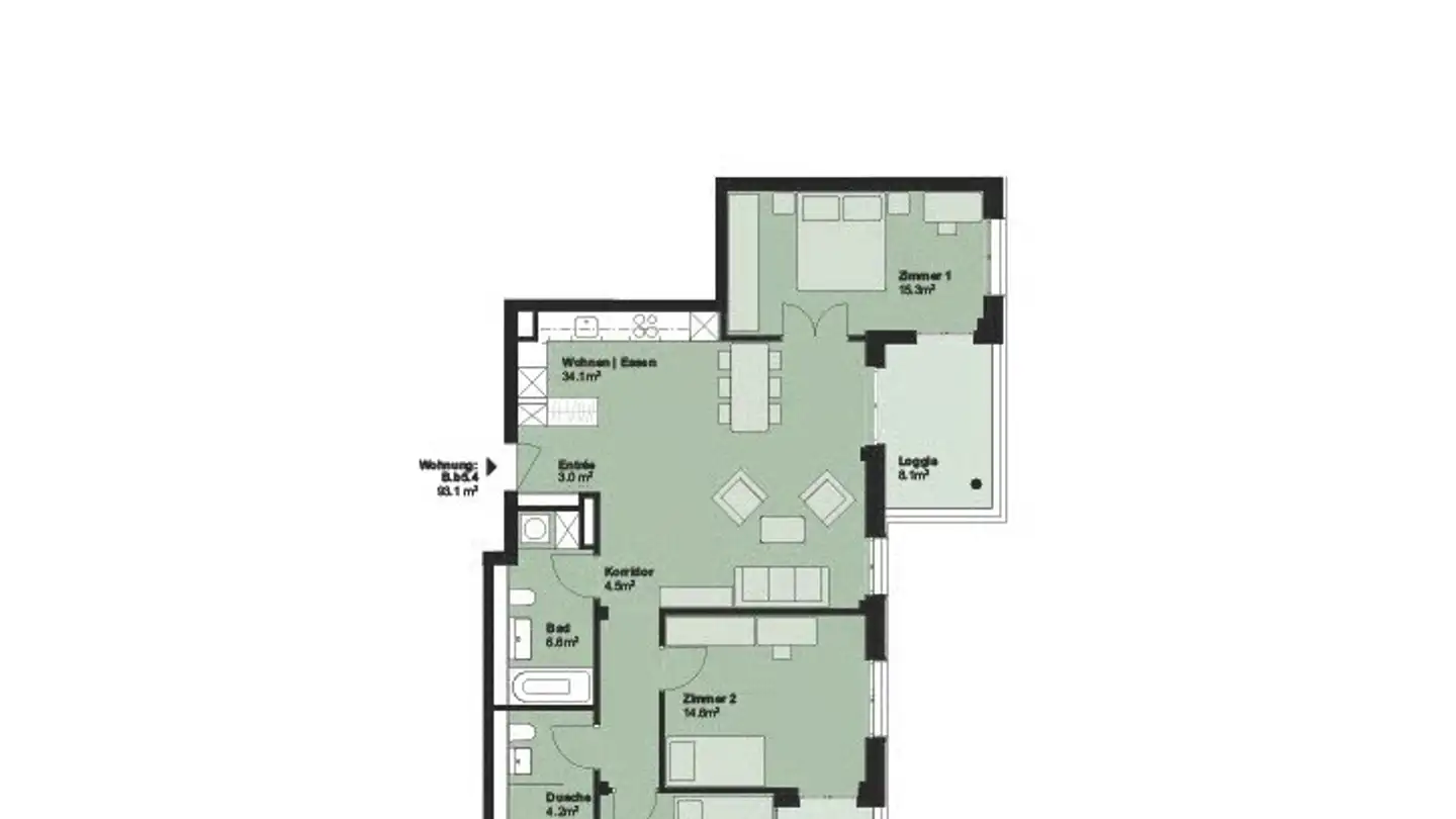 Appartement à louer - Grosswiesenstrasse 10, 8051 Zürich - Photo 4