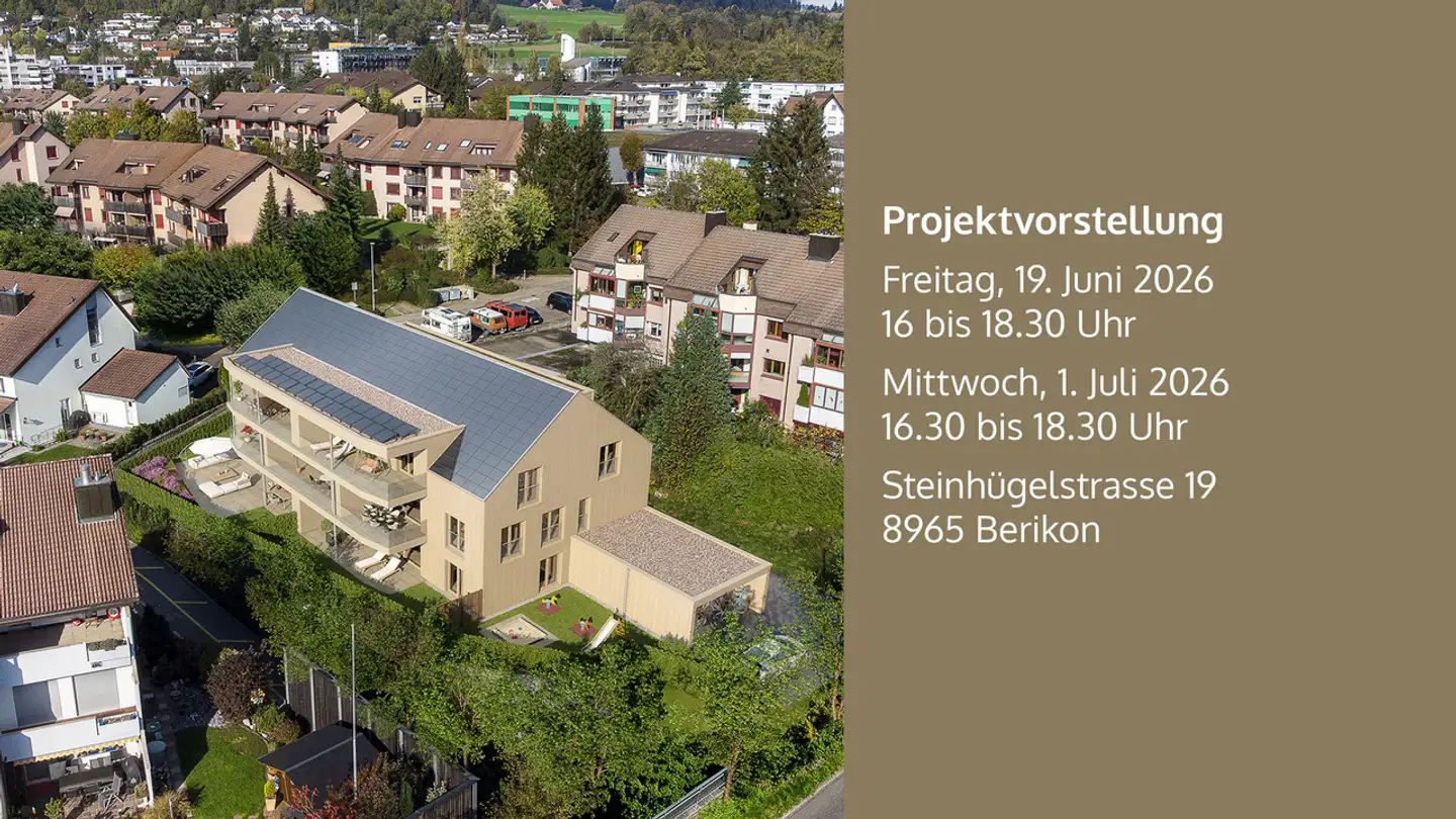 Appartamento in vendita - Steinhügelstrasse 19, 8965 Berikon