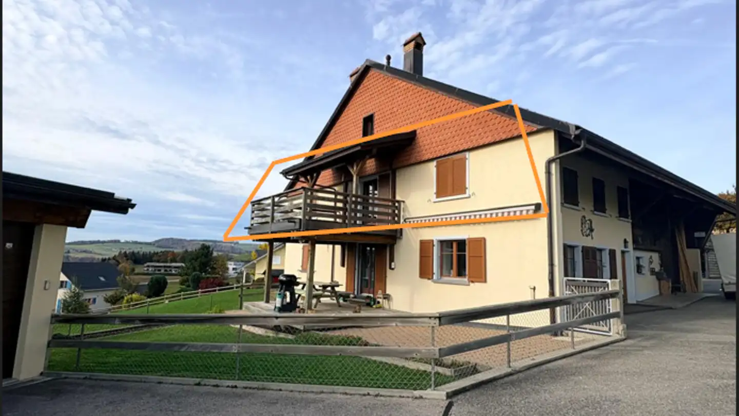 Attic flat for rent - Chemin Du Clos 12, 1674 Montet (Glâne)