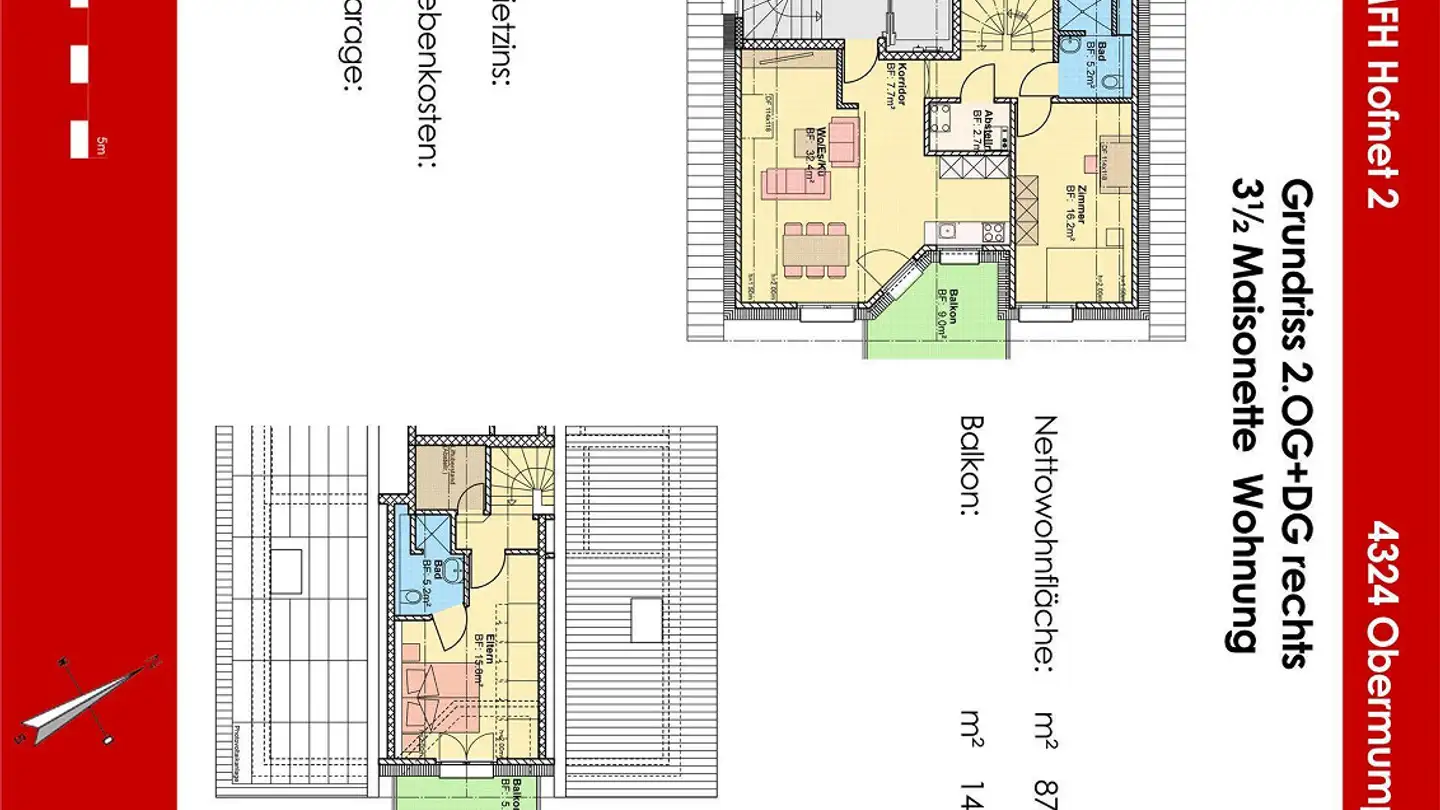 Appartamento in affitto - Hofnet 2, 4324 Obermumpf - Foto 4