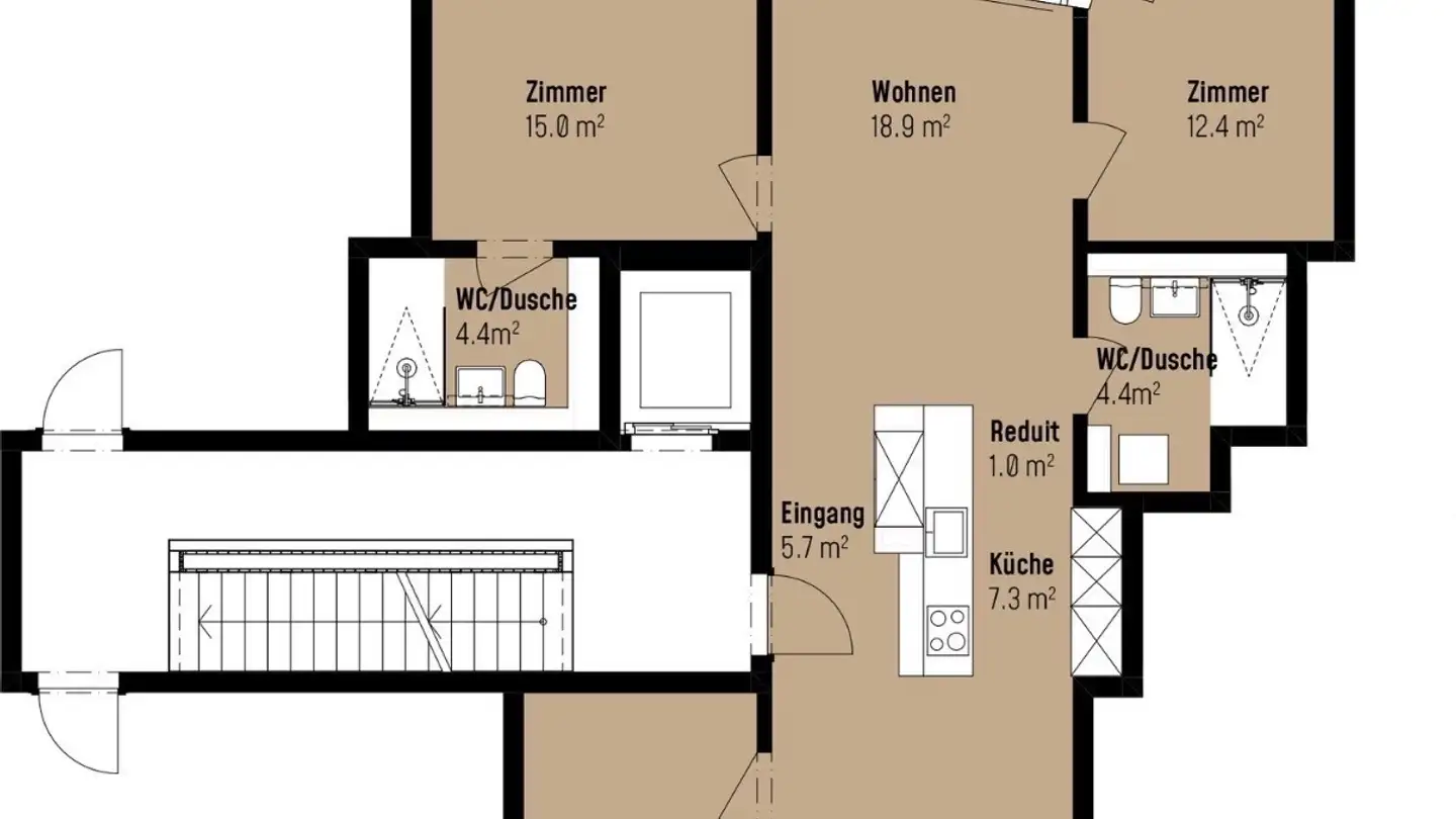 Wohnung mieten - Wallisellerstrasse 10, 8302 Kloten - Foto 4
