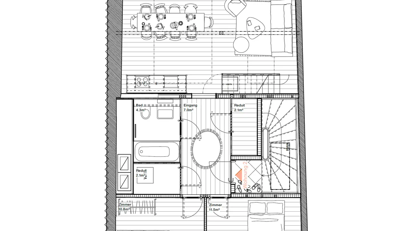 Studio mieten - Steinberggasse 51, 8400 Winterthur - Foto 3