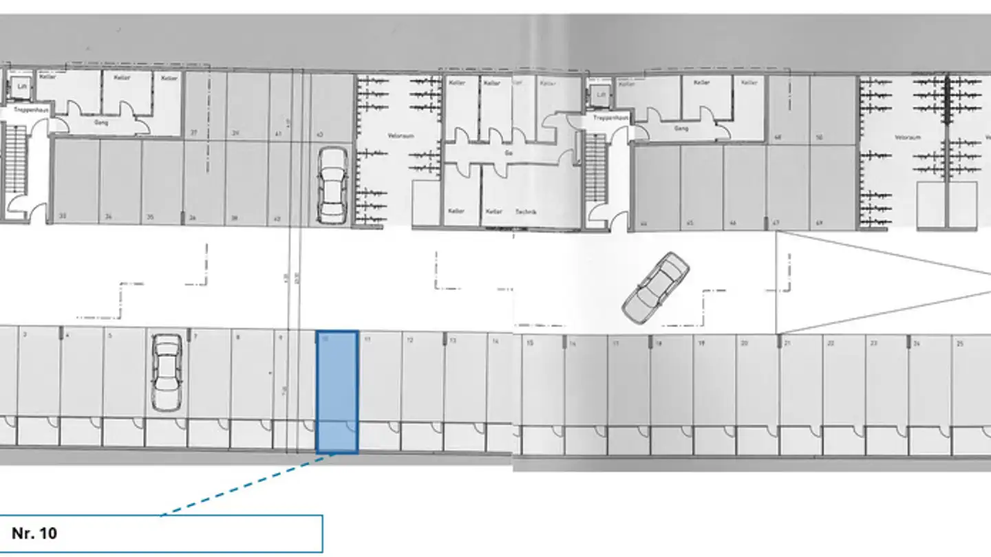 Indoor parking space for rent - Wierystrasse 56, 3902 Glis