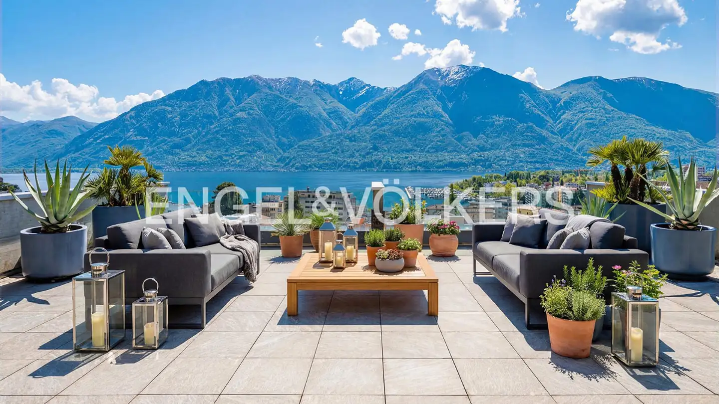 Furnished apartment for sale - 6600 Locarno