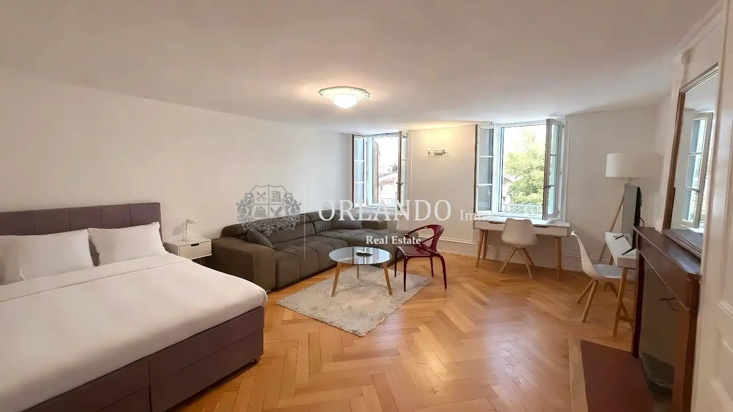 Möblierte Wohnung mieten - Rue Ancienne, 1227 Carouge GE