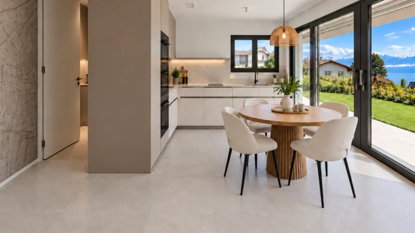 Terrassenwohnung mieten - Chemin de Prahis 30, 1091 Grandvaux - Foto 2