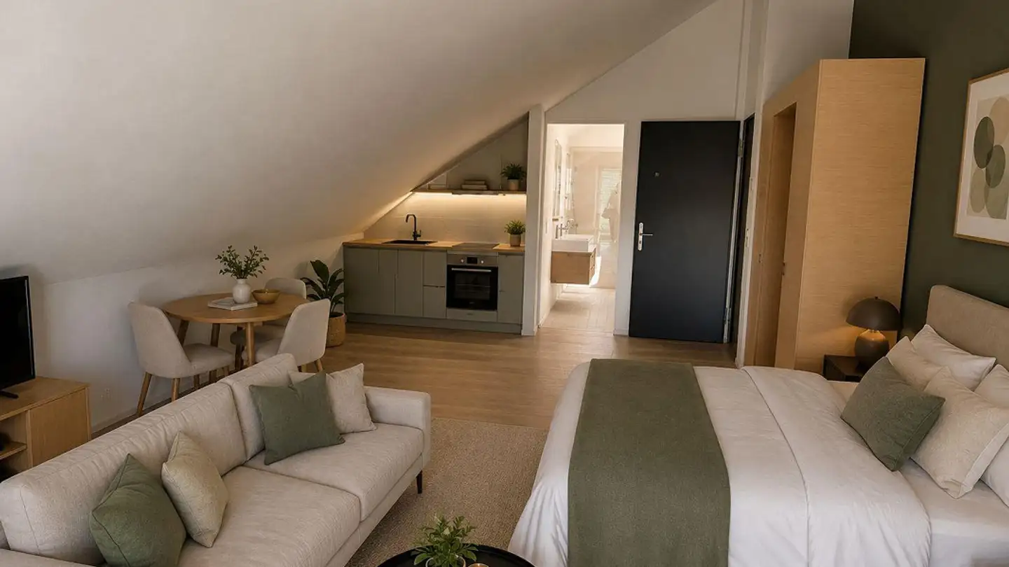 Attique à louer - Hauptstrasse 96, 8274 Tägerwilen - Photo 2