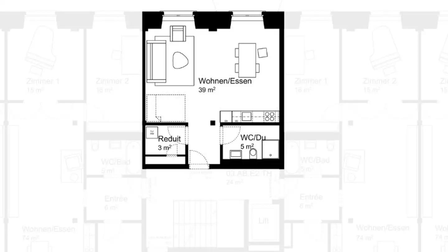 Wohnung mieten - Bühler-Areal 3, 8482 Sennhof (Winterthur) - Foto 2
