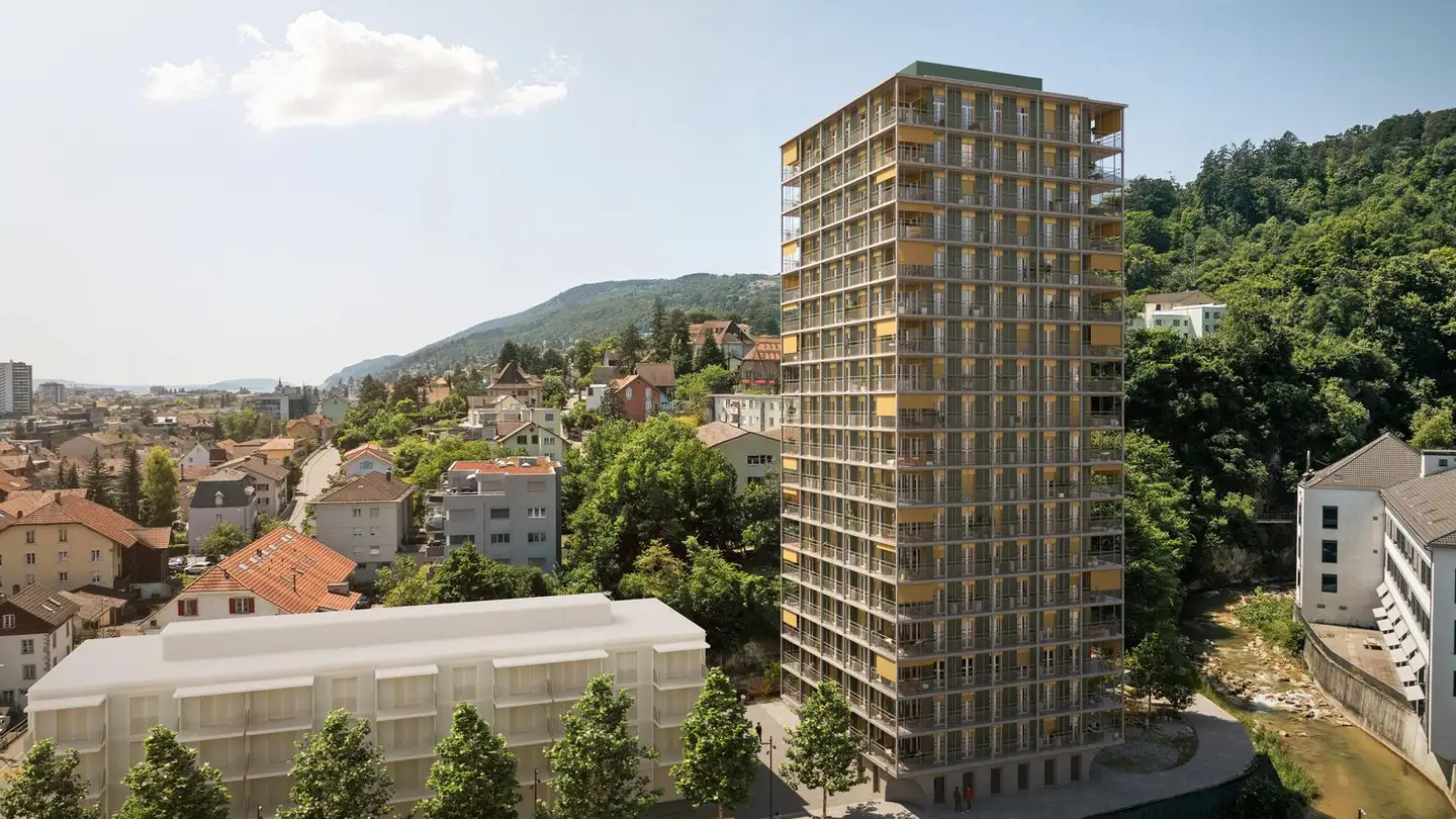 Apartment for rent - Rue Hermann-Lienhard / Hermann-Lienhard-Strasse 55, 2504 Biel/Bienne