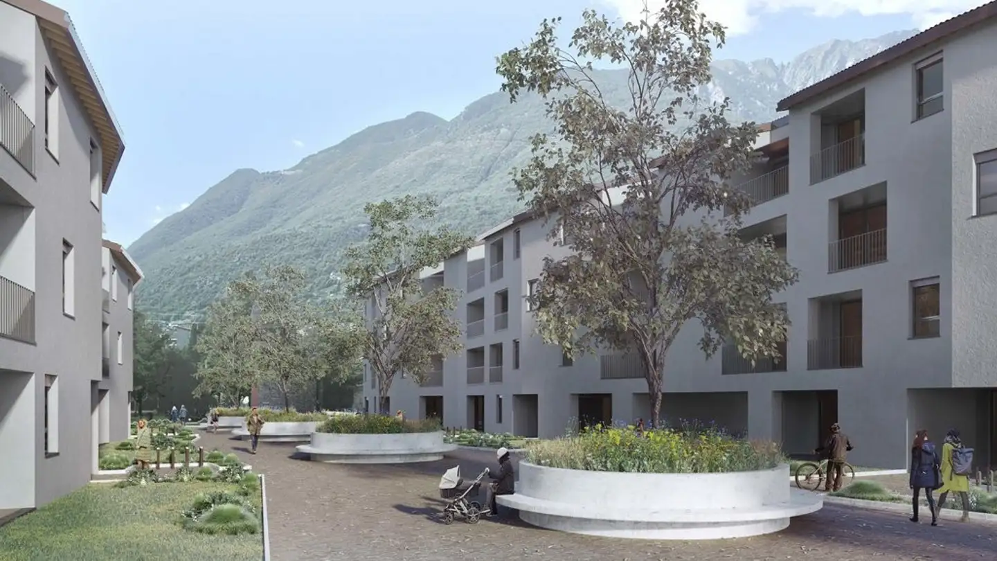 Appartement à louer - Via San Giobbe 15c, 6512 Giubiasco