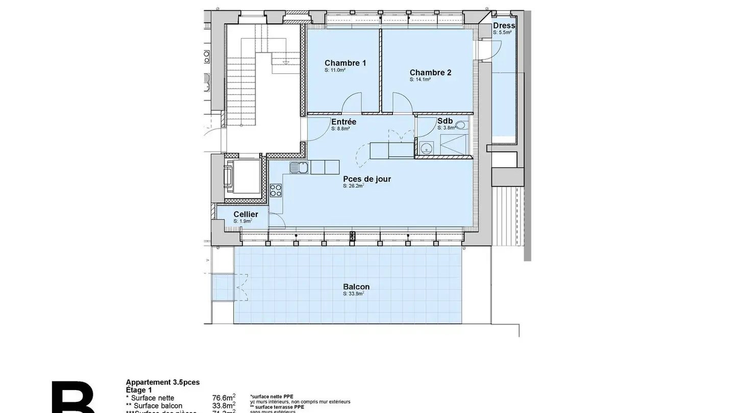 Appartamento in vendita - Rue De La Serre 2, 2610 St-Imier - Photo 3