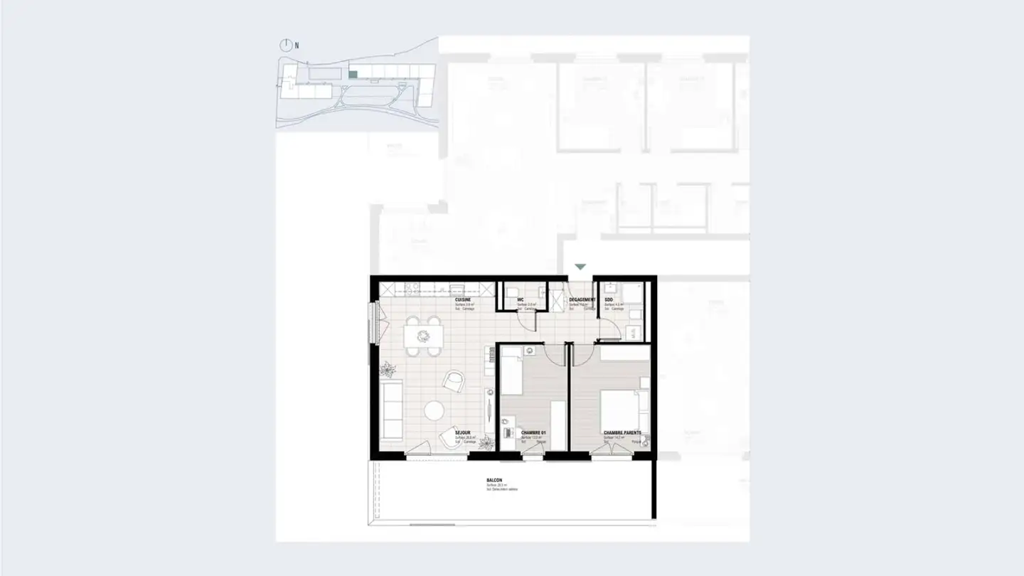 Appartement à vendre - Le Gottau 20, 1618 Châtel-St-Denis - Photo 2