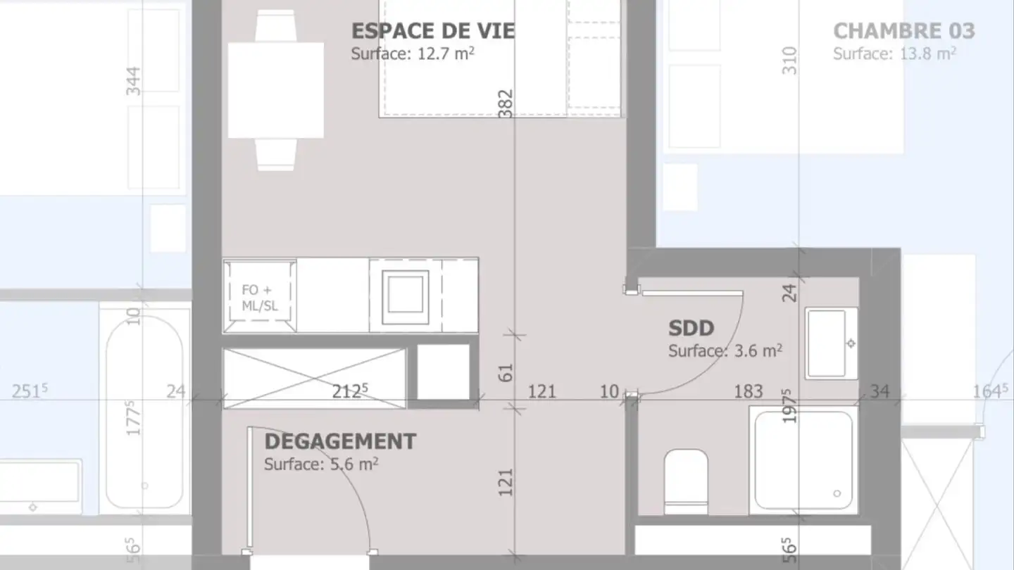 Appartement à louer - 1022 Chavannes-près-Renens