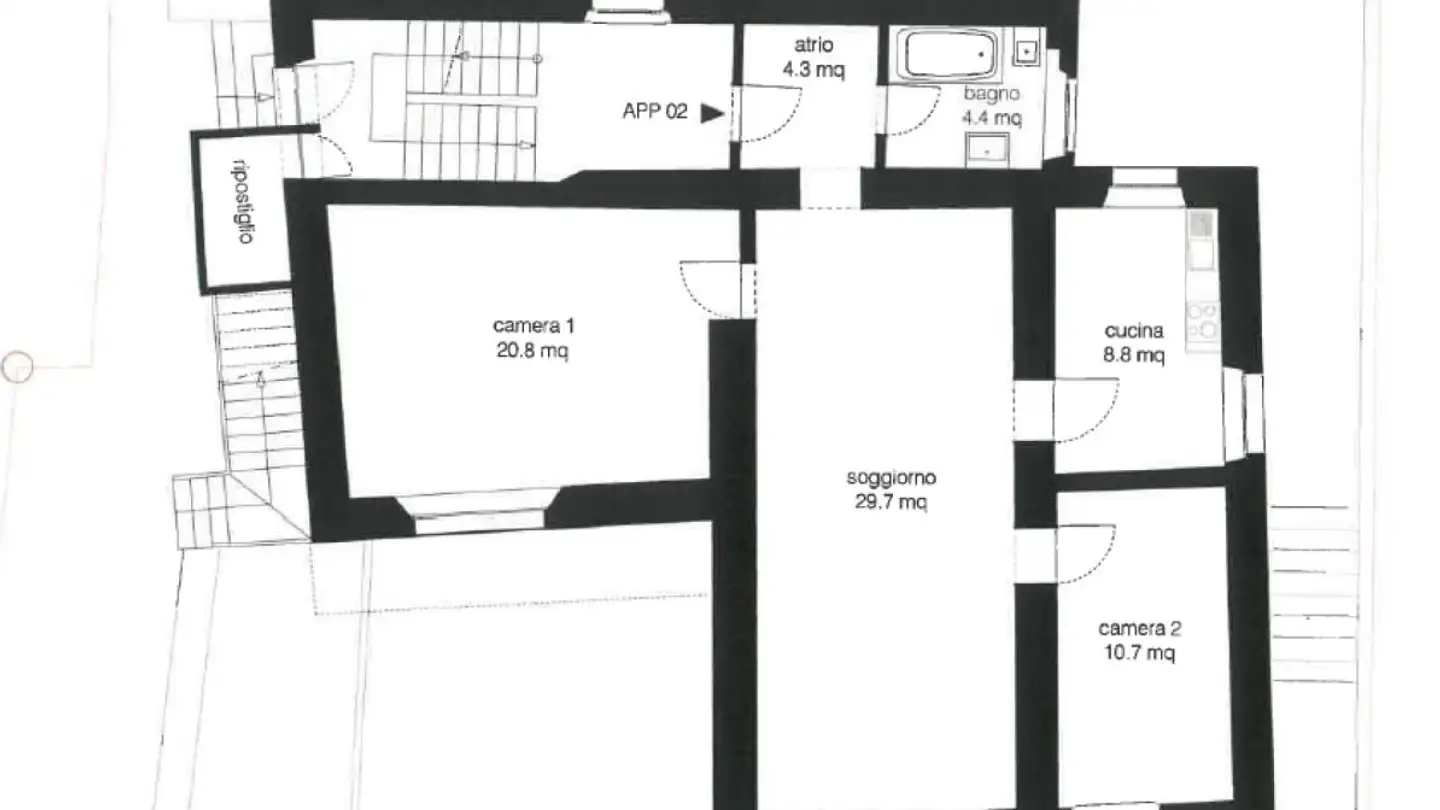 Appartamento in vendita - Via Cantonale, 6652 Tegna - Photo 3