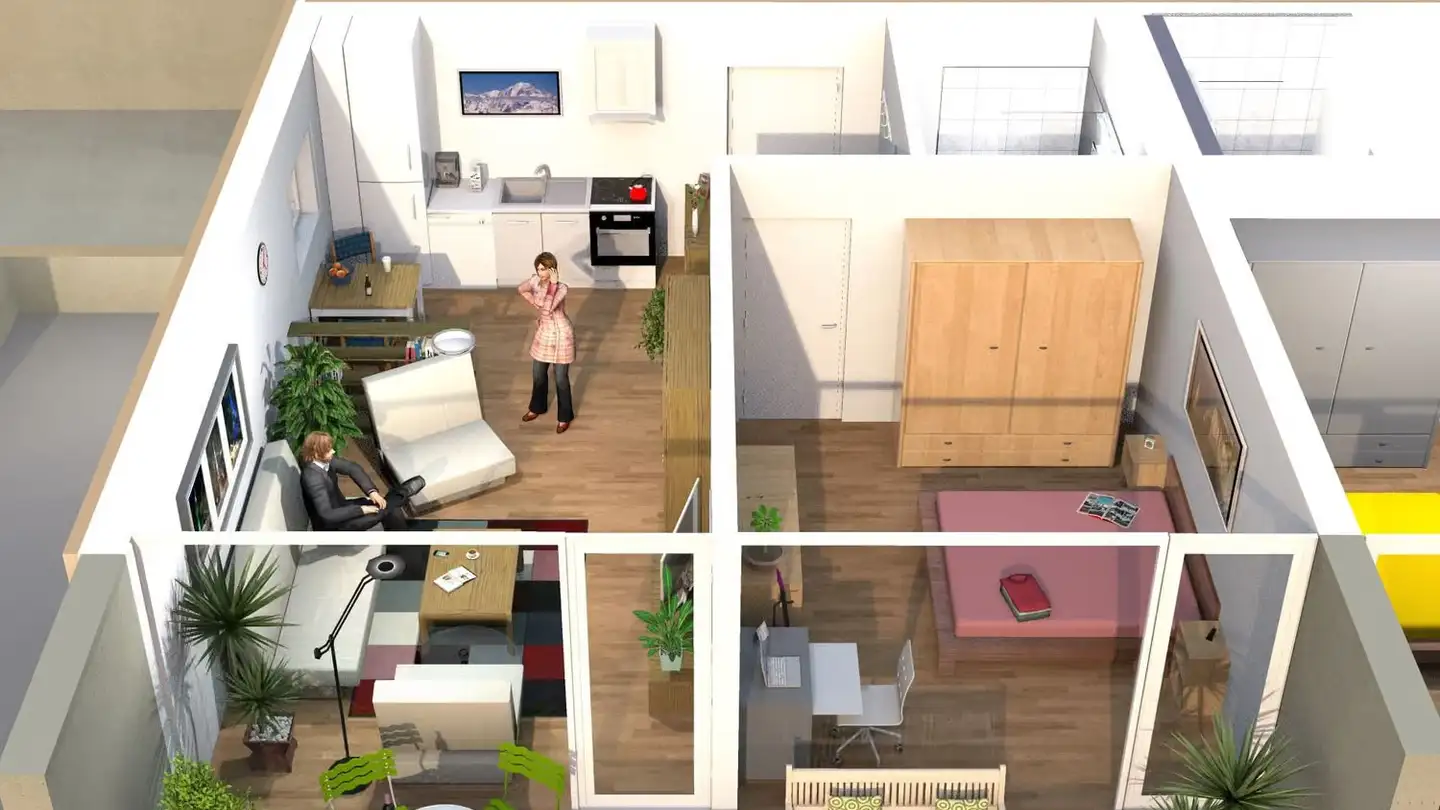 Appartement à louer - Im Hof 4, 9467 Frümsen