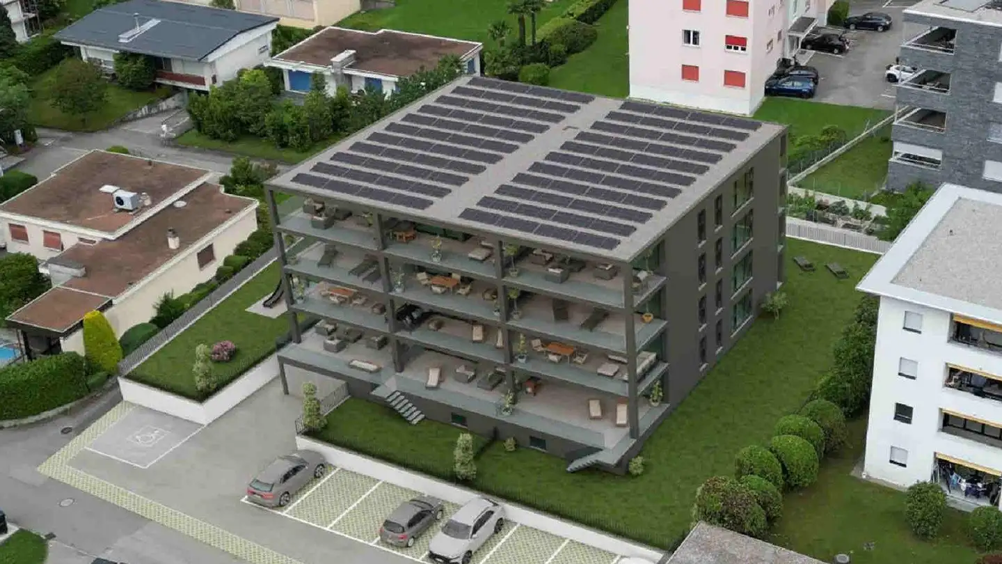 Appartement en terrasse à vendre - Via Ai Prati, 6514 Sementina