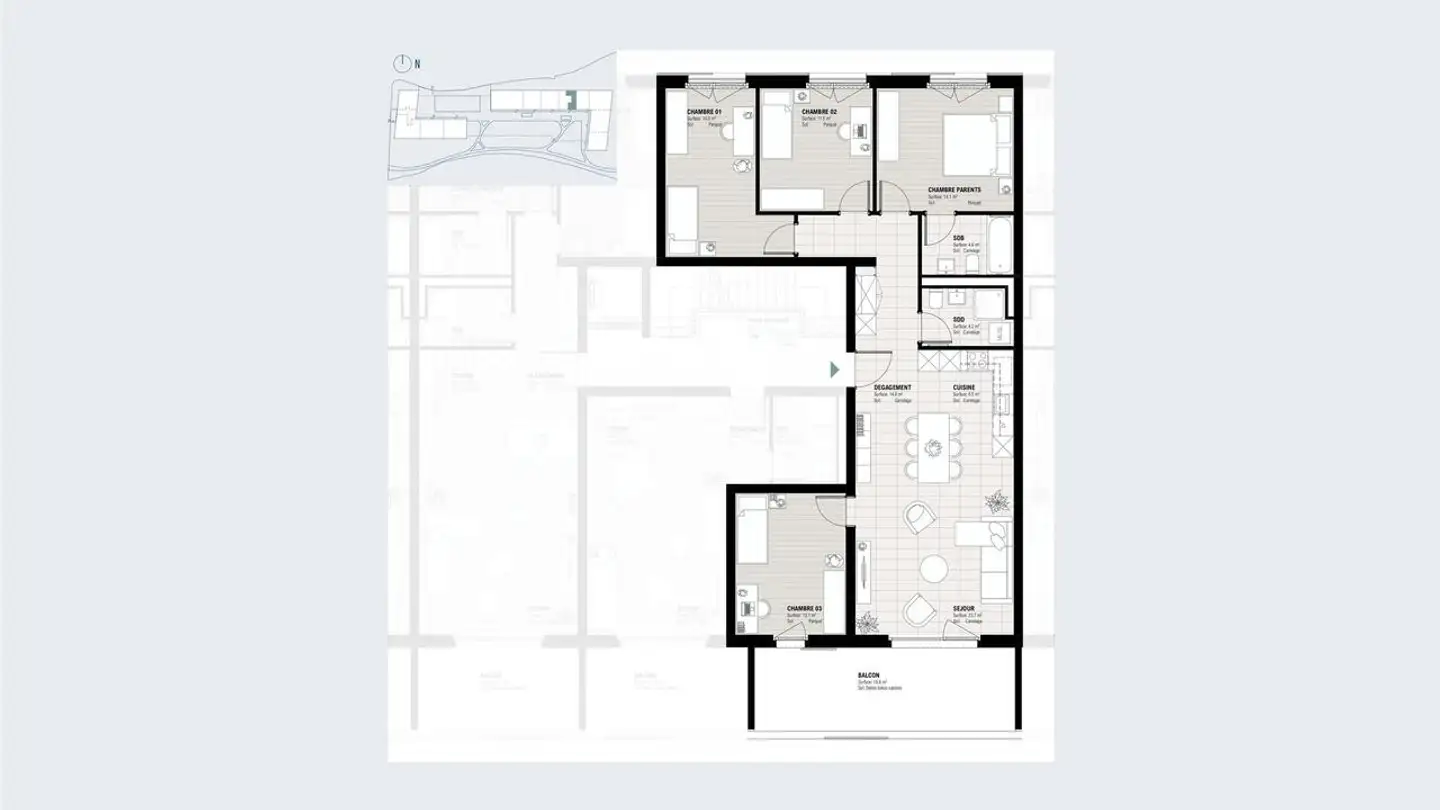 Attique à vendre - Le Gottau 20, 1618 Châtel-St-Denis - Photo 2