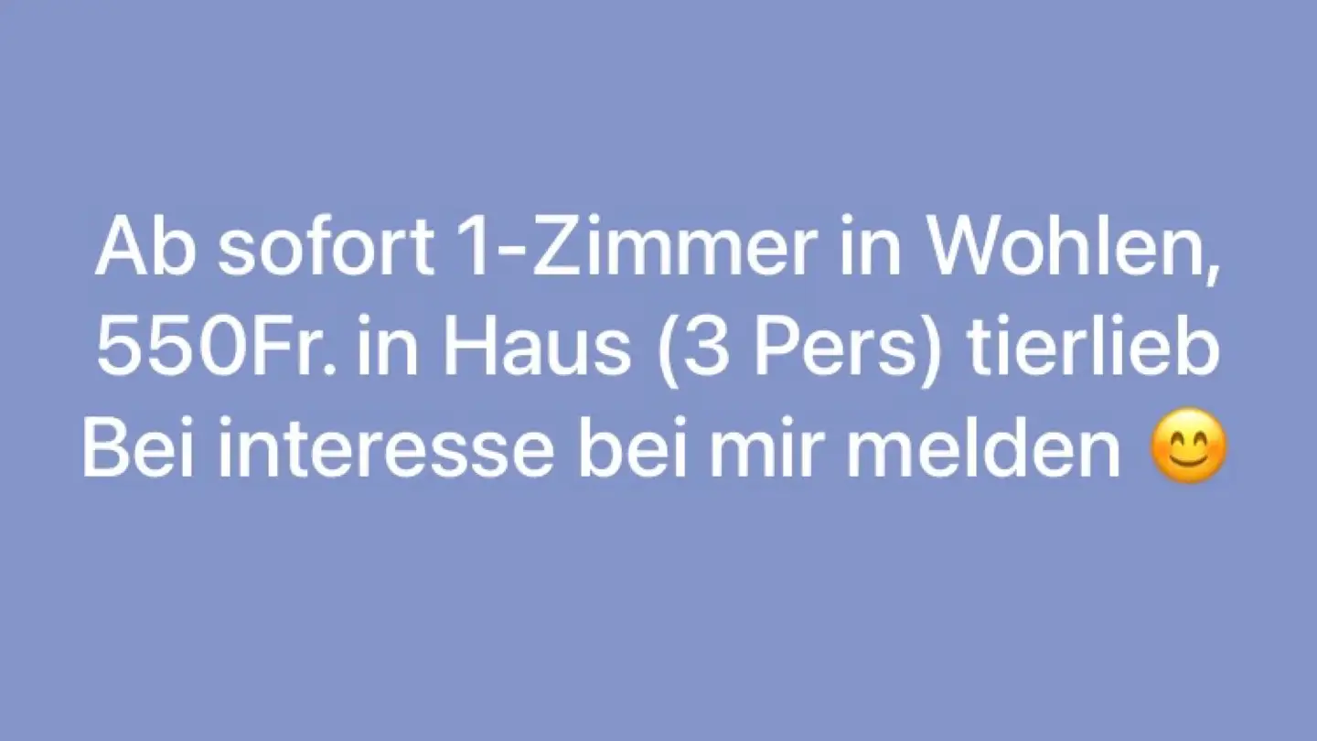 Zimmer mieten - 5610 Wohlen AG