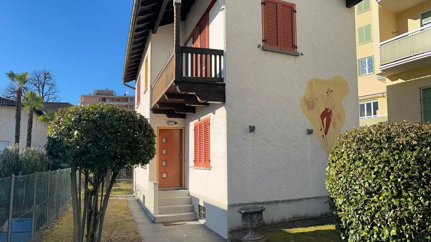 Single house for rent - Via Giuseppe Motta 6, 6648 Minusio