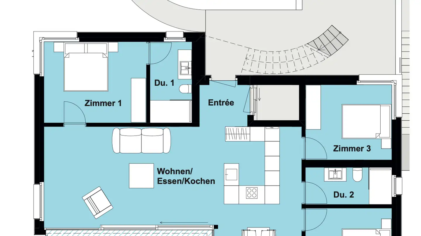 Apartment for rent - Via Sulé Dado, 7017 Flims Dorf - Photo 4