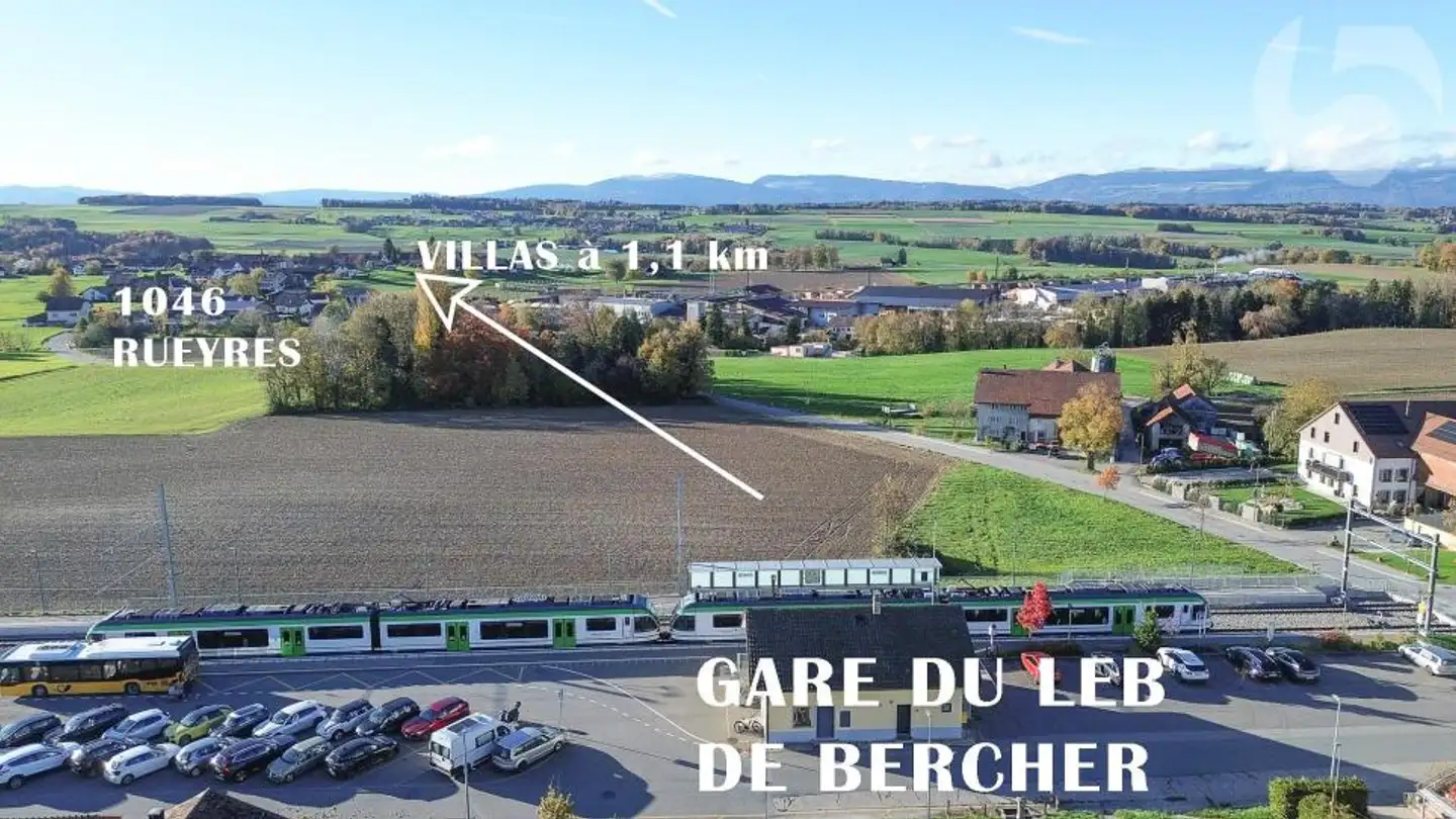 Maison jumelle à vendre - Route De La Pâle 5, 1046 Rueyres