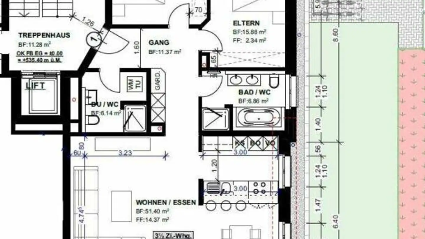 Appartement à louer - Käsernstrasse 9, 8355 Aadorf - Photo 4