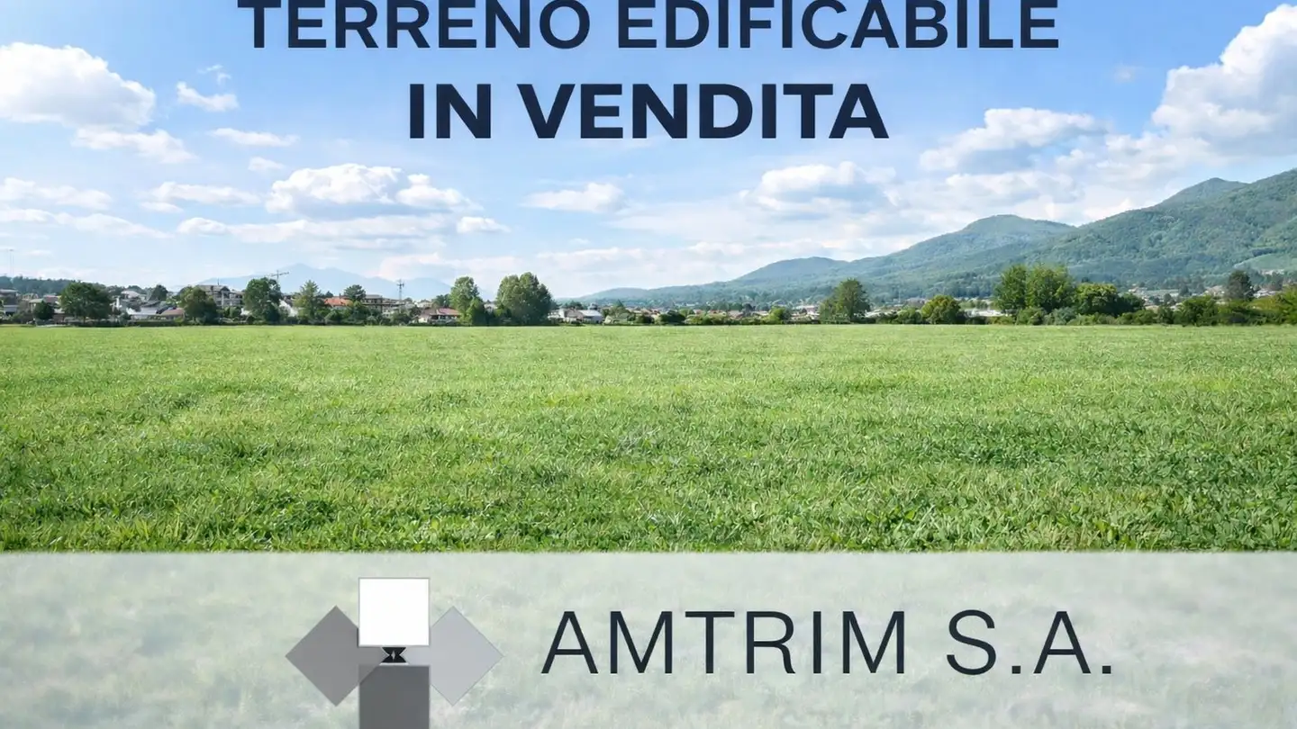 Constructible plot for sale - 6828 Balerna