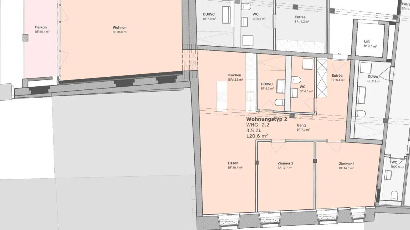 Wohnung mieten - Karstgässchen 1, 8200 Schaffhausen - Foto 2
