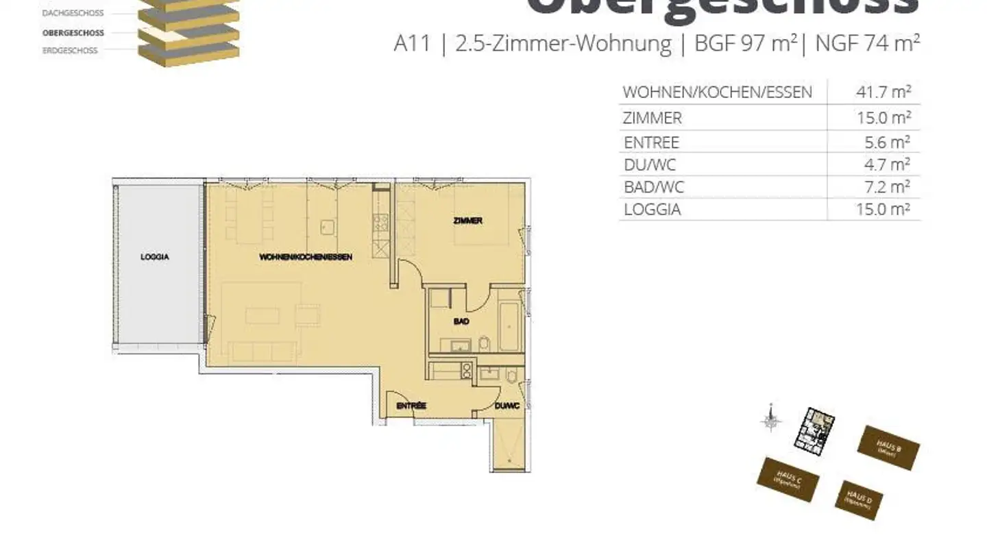 Apartment for rent - Mülibach 1, 8259 Wagenhausen - Photo 2