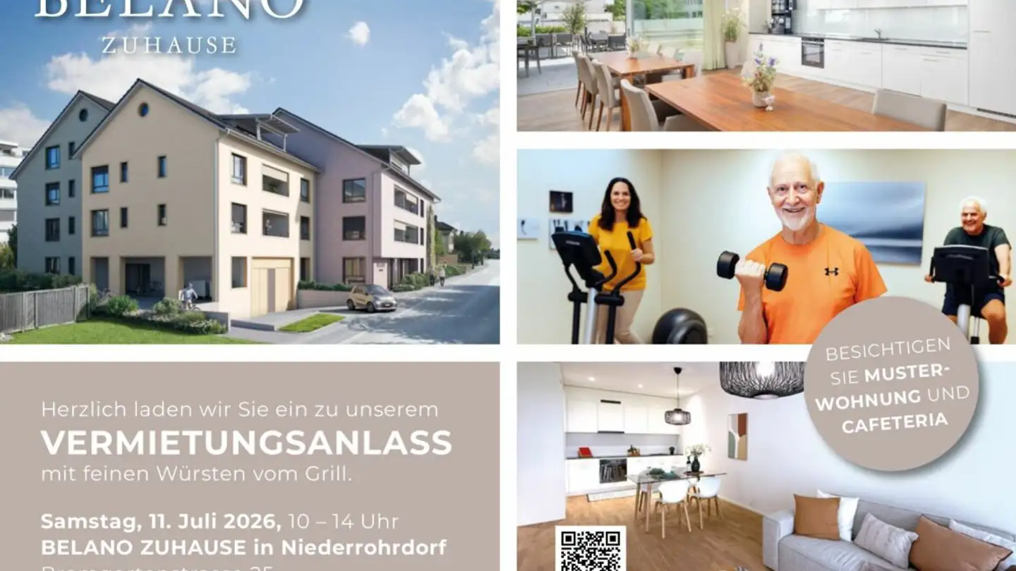 Apartment for rent - Bremgartenstrasse 25, 5443 Niederrohrdorf