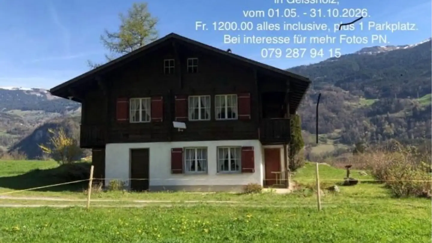 Maison individuelle à louer - Geissholz, 3860 Schattenhalb