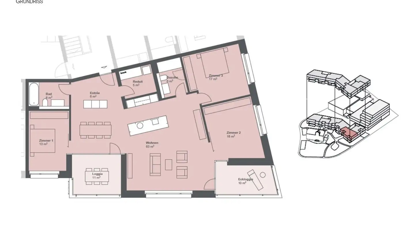 Appartamento in affitto - Bahnhofstrasse 3b, 5616 Meisterschwanden - Foto 3