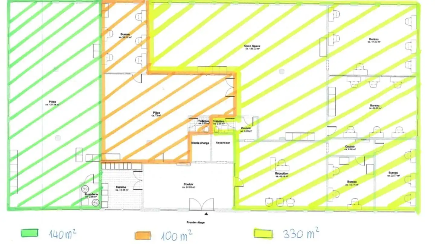 Gewerbe mieten - Route De Chésalles 48, 1723 Marly - Foto 4