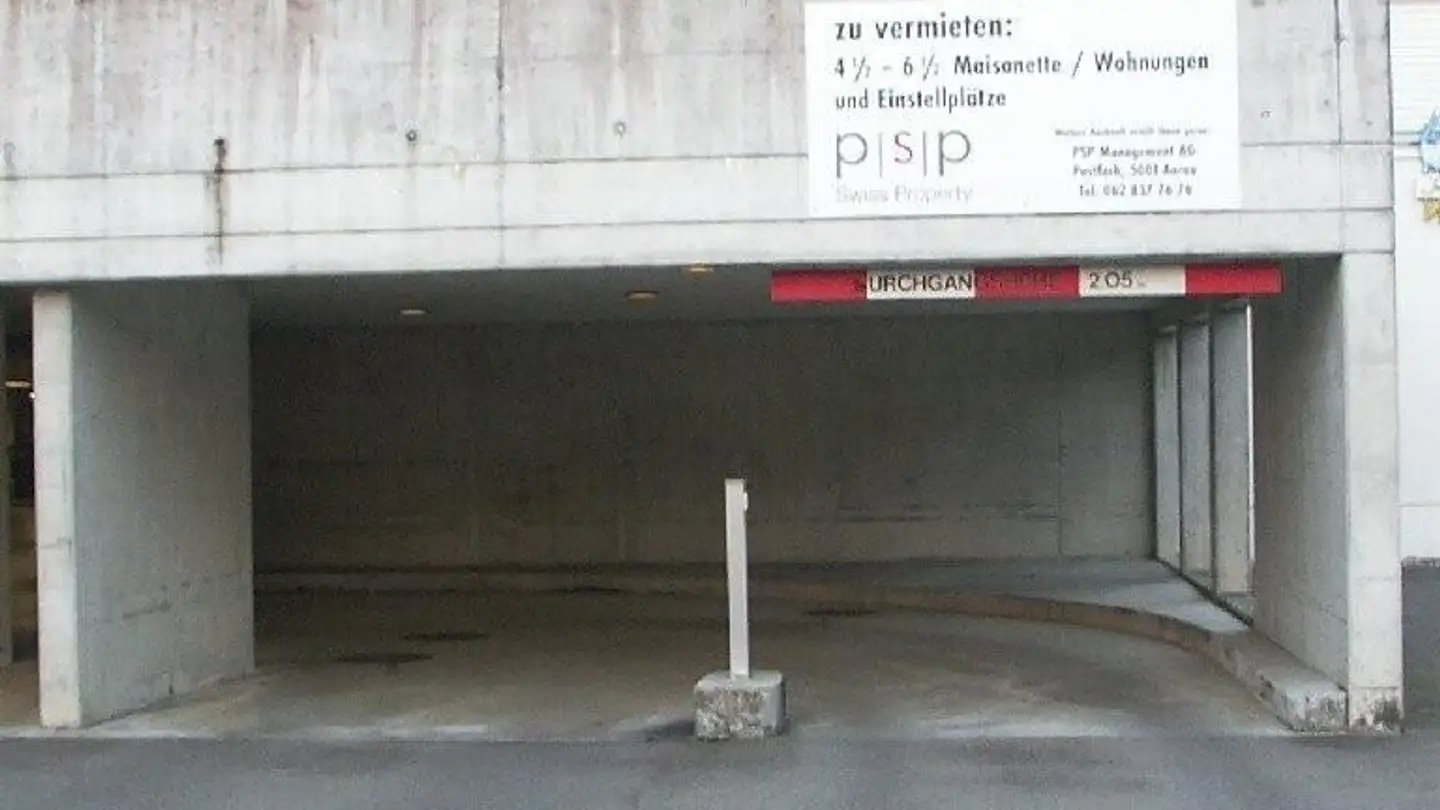 Underground parking space for rent - Sommerhaldenstrasse 6, 5405 Dättwil AG