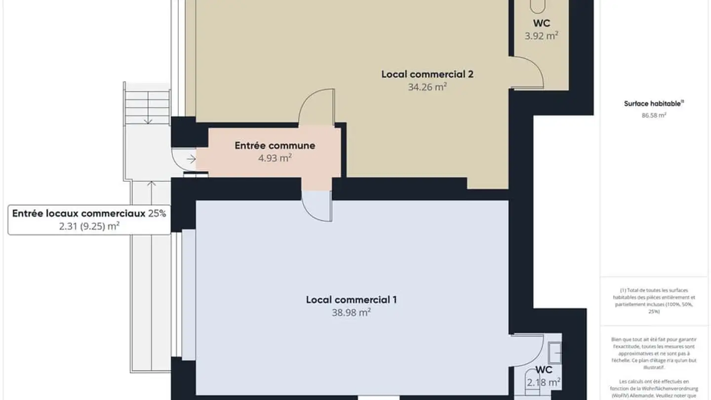 Commerciale in affitto - Rue De L'ancienne-Poste 37, 1337 Vallorbe - Foto 3