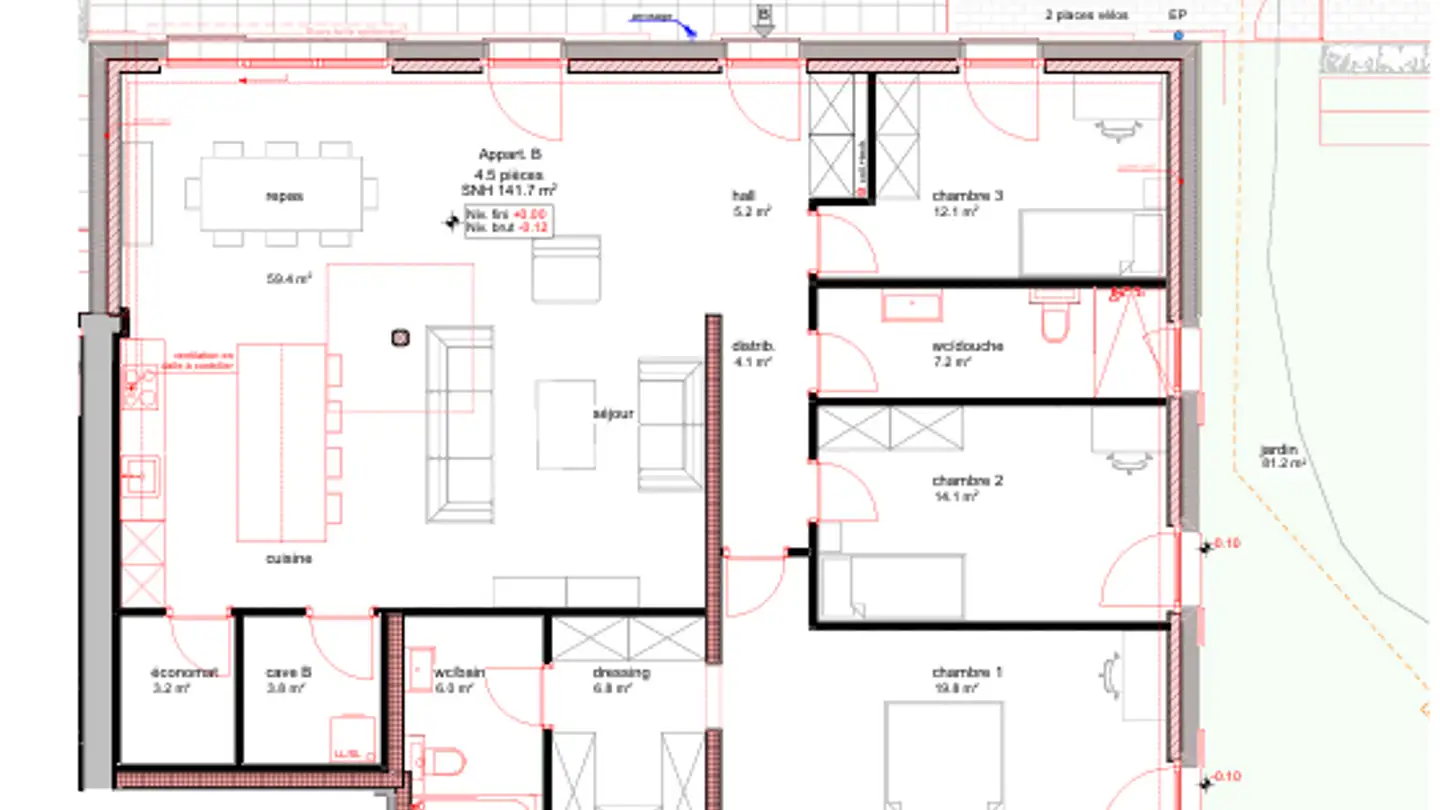 Stepped apartment for sale - Place Du Collège 5, 1415 Molondin