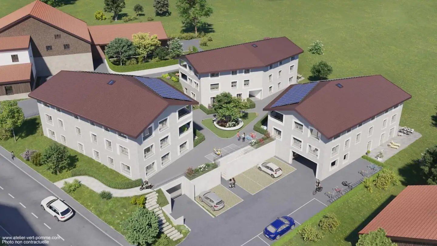 Wohnung kaufen - Au Village 26, 1692 Massonnens