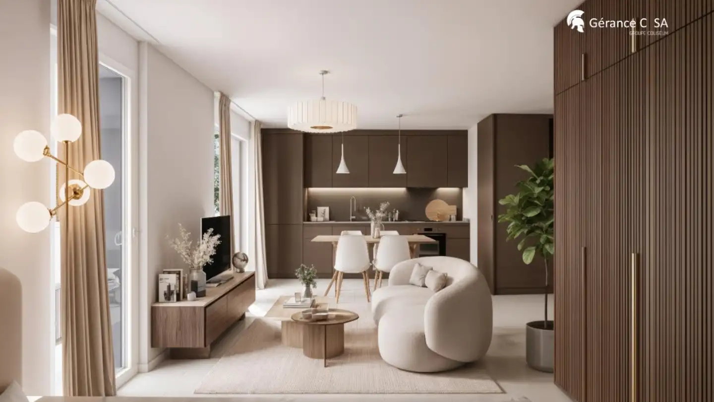 Studio for rent - Route Du Centre 15, 1720 Corminboeuf - Photo 3