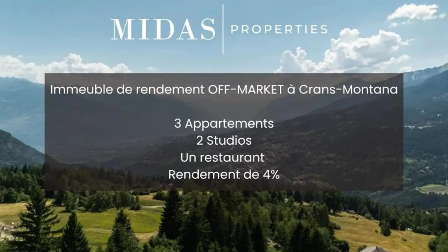 Mixed-use building for sale - 3963 Crans-Montana