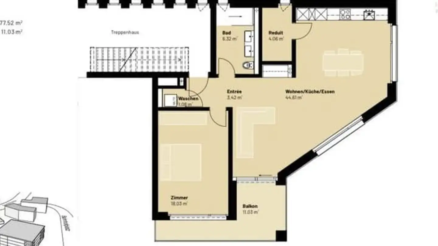 Apartment for rent - Dorfstrasse 82, 4612 Wangen b. Olten