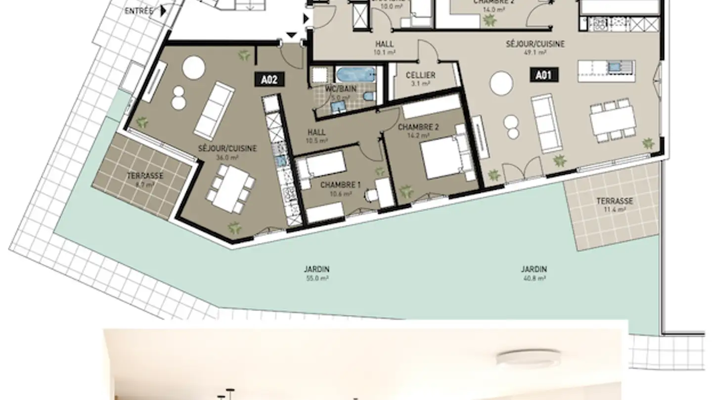 Appartamento in vendita - 1616 Attalens - Photo 3