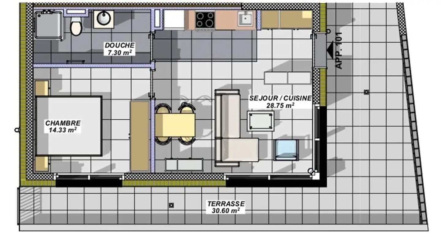 Apartment for sale - 1991 Salins