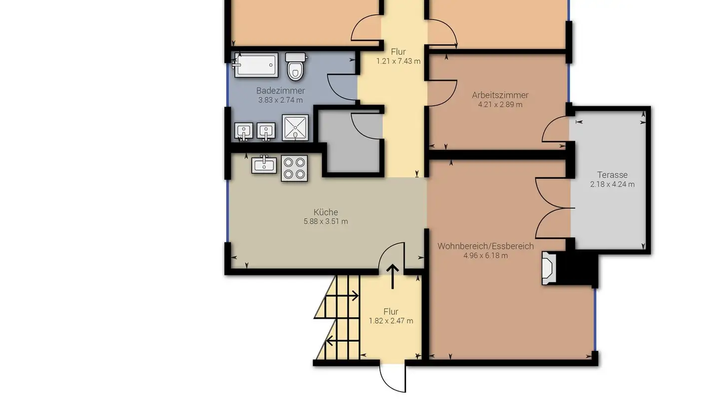 Appartamento in affitto - Aubrigstrasse 4, 8635 Dürnten - Foto 4
